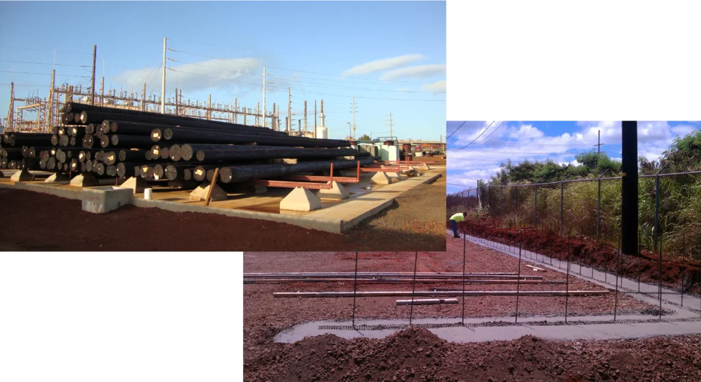 pole installation